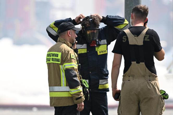 Służby ostrzegają! Alarmowy poziom amoniaku w związku z pożarem w Krośnie