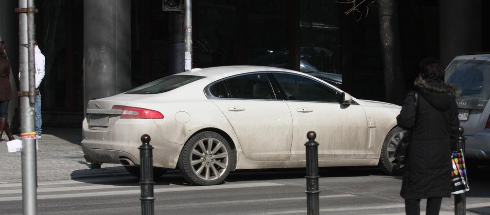 Kinga Rusin parkuje na przejściu dla pieszych