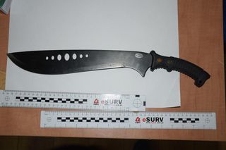 Najpierw groził śmiercią, później przyszedł z maczetą. Agresywny 29-latek w areszcie