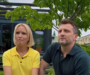 M jak miłość na planie. Dorota (Iwona Rejzner), Bartek (Arkadiusz Smoleński) 