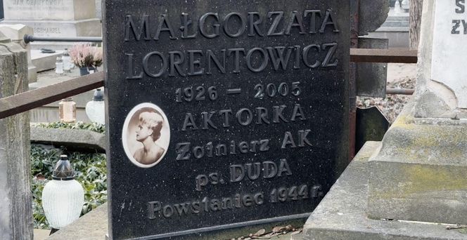 Grób Małgorzaty Lorentowicz