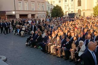81. rocznica Powstania Warszawskiego. Uroczystość na pl. Krasińskich