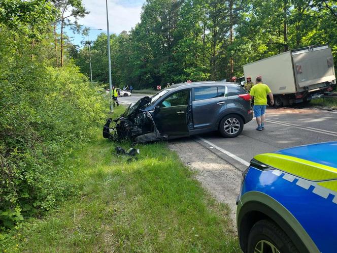 Starachowice. Wypadek ulica Ostrowiecka 