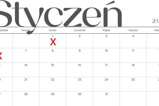 Kalendarz świąt i dni wolnych 2025