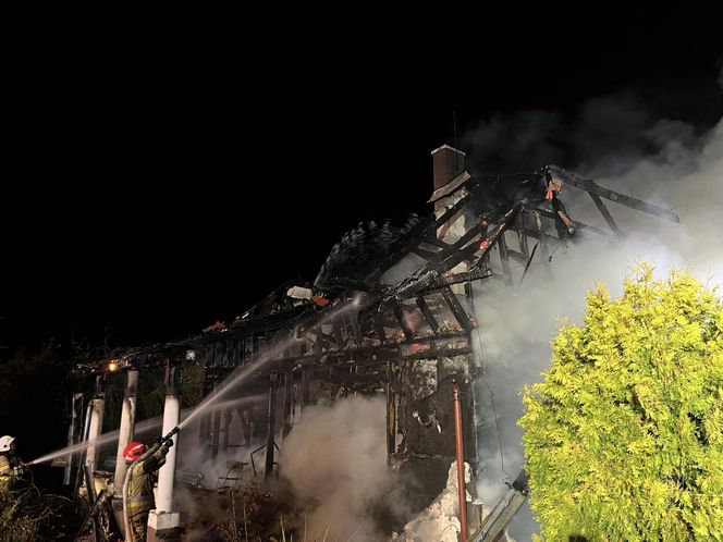 Tragiczny pożar domu w Mirczu. Nie żyje 68-letnia kobieta