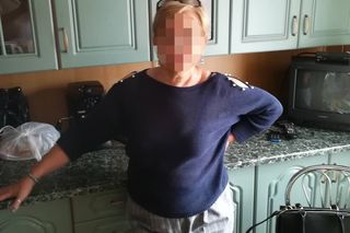 Wnuczek znęcał się nad babcią.