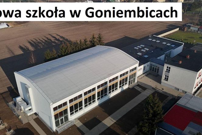 Goniembice z nową halą sportową i rozbudowaną szkołą