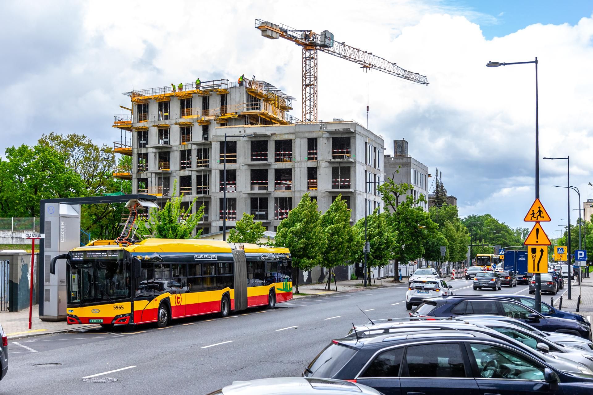Konwiktorska Residence w Warszawie w trakcie budowy