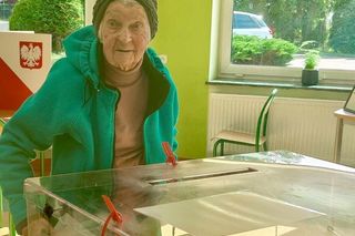 Ma 104 lata i oddała głos w wyborach