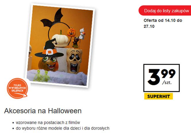 Halloween w Biedronce