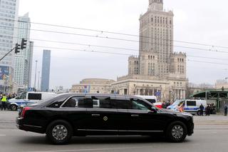 Joe Biden przyleciał do Warszawy. Bestia przejedzie ulicami miasta. Gdzie zobaczymy pancerną limuzynę?