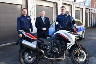 Policjanci z Góry mają nowy motocykl. Jedyny taki w województwie dolnośląskim!