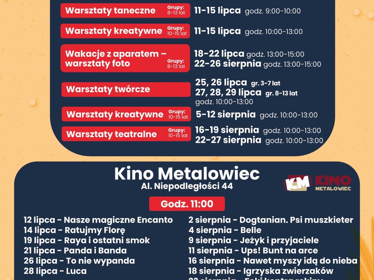Centrum Kultury i Promocji z wakacyjną ofertą dla najmłodszych