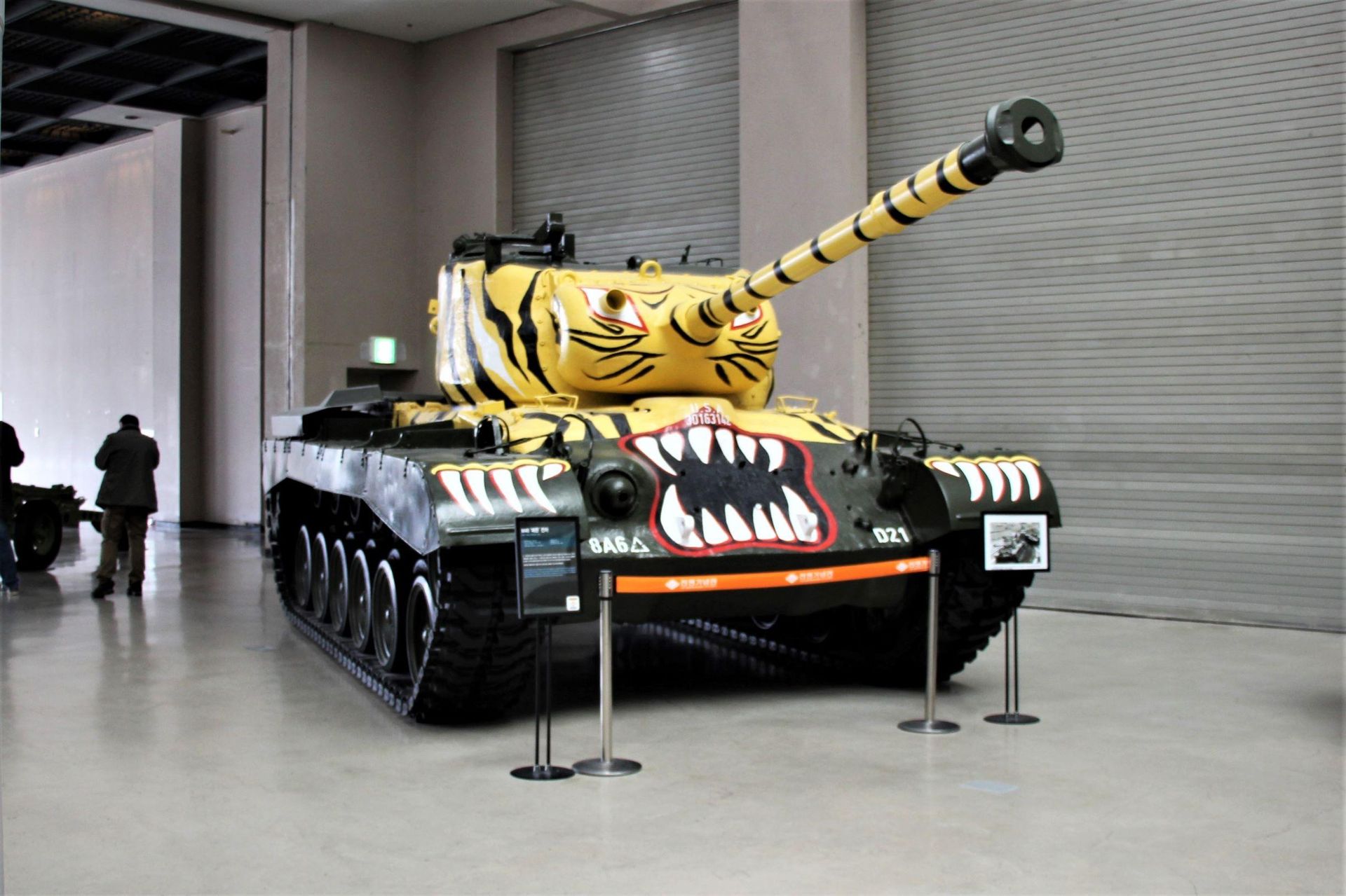M46 Patton w tygrysim malowaniu