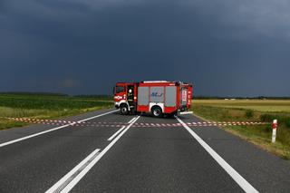 Tragiczny wypadek w Krzepicach. Auto czołowo zderzyło się z TIRem