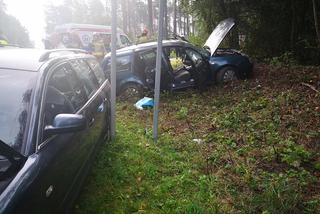 Wypadek na krajowej 42 w okolicach Brodów. Zderzyły się tam dwa samochody  [FOTO]