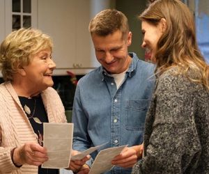 M jak miłość odc. 1855. Paweł (Rafał Mroczek), Franka (Dominika Kachlik), Barbara (Teresa Lipowska)