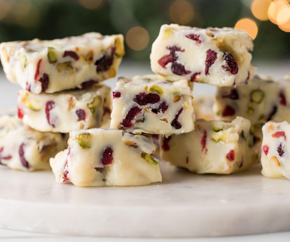 batoniki z białej czekolady