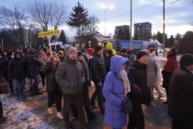 Protest kielczan przeciw budowie S74