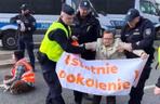Warszawa. Aktywiści zablokowali most Poniatowskiego