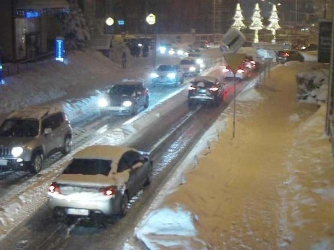 Atak zimy w Małopolsce