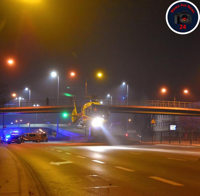 Jechał pod prąd i zmiażdżył nadjeżdżający samochód. Śmiertelny wypadek na Mokotowie