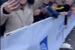 Katarzyna cichopek dopinguje męża na Maratonie Nowojorskim