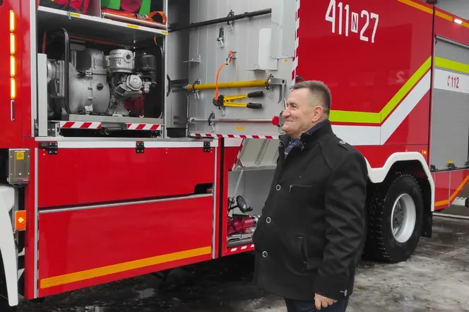 Bestia trafiła do braniewskich strażaków