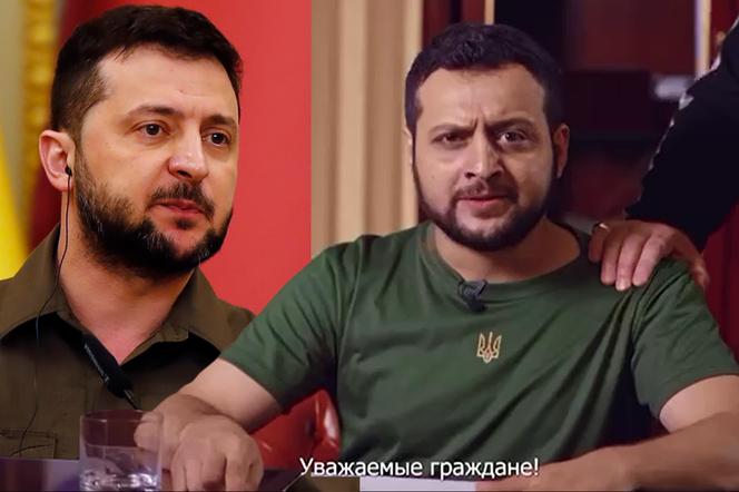  Kadyrow udaje, że Ukraina się poddała! Nagrał film z sobowtórem Zełenskiego