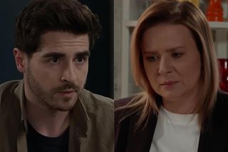 Pierwsza miłość odc. 4024. Kacper (Damian Kulec), Marysia (Aneta Zając) 