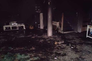 Pawlikowice. Podłożył ogień pod dom byłej żony. Podpalacz został znaleziony w krzakach