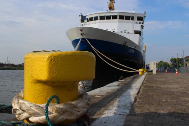 Wycieczkowiec m/v Gann w Szczecinie