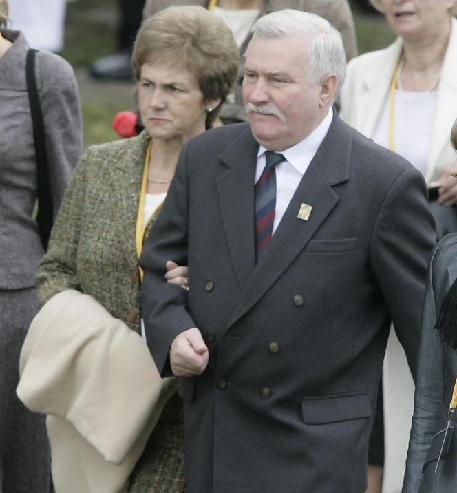 Lech Wałęsa z żoną Danutą, 2006r.