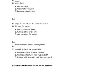 Matura 2025: niemiecki 7.05.2025. Arkusze CKE i odpowiedzi. Poziom podstawowy [Formuła 2023]	