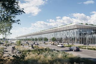 Katowice Airport:  Wizualizacja nowego terminala głównego