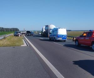 Wypadek na S5 koło Leszna. Jedna osoba poszkodowana