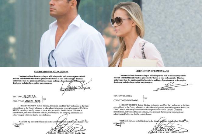 Joanna Krupa i Romain Zago - podpisane papiery rozwodowe
