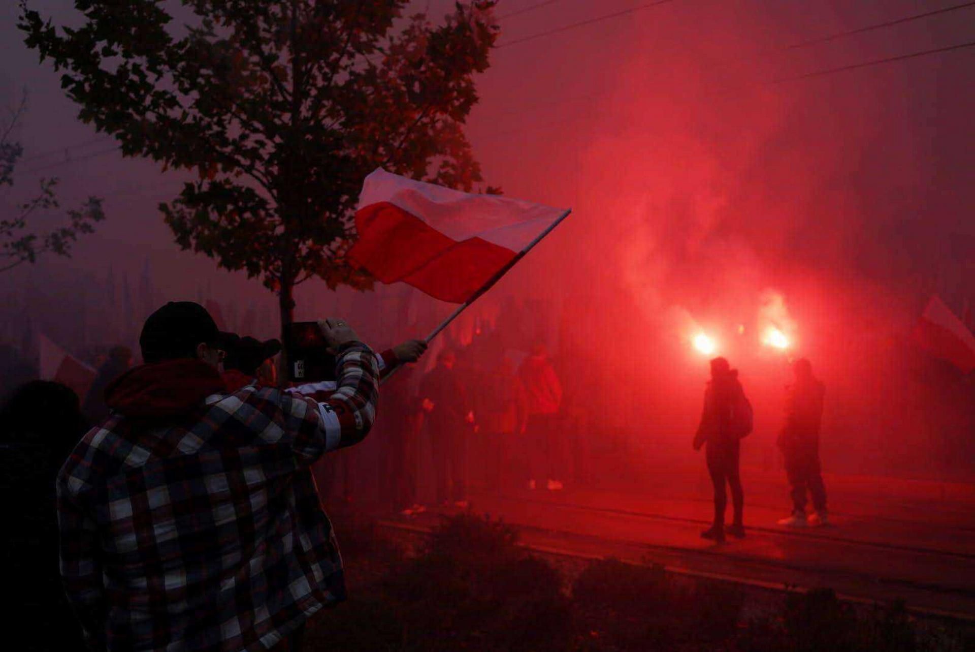 Incydent na Marszu Niepodległości! Wszystko się nagrało!