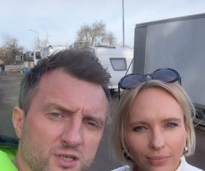 M jak miłość na planie nowy sezon po wakacjach 2025. Dorota (Iwona Rejzner), Bartek (Arkadiusz Smoleński)