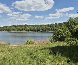 To jezioro w Olsztynie ma niezwykle czystą wodę. Jest kilka dzikich plaż, które świecą pustkami