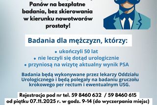 Badania profilaktyczne dla mężczyzn w słupskim Szpitalu