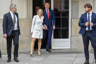 Frąckowiak zaskakująco o Marcie Nawrockiej. Nie tak łatwo z niej coś wyciągnąć