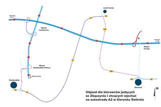 Utrudnienia na wjeździe A2 w Trzcielu. Kierowcy, zapamiętajcie ten objazd
