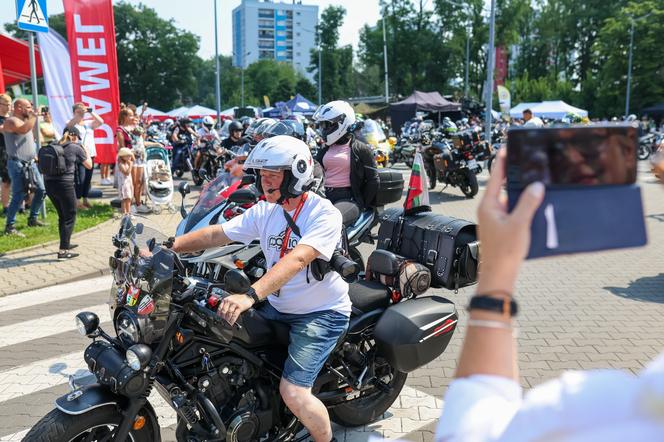 Parada motocyklistów w Dąbrowie Górniczej