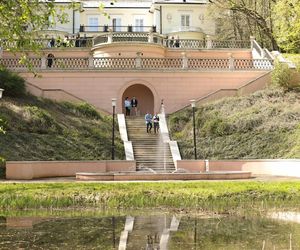 Warszawa. Zabytkowy ogród tarasowy SGGW 