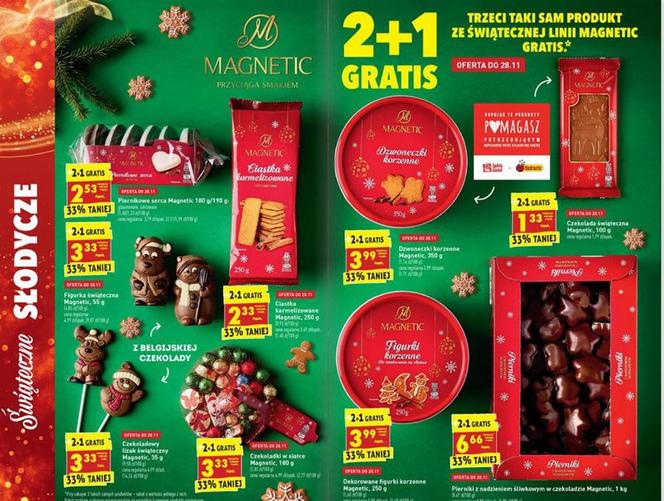 świąteczne słodycze 2+1 gratis