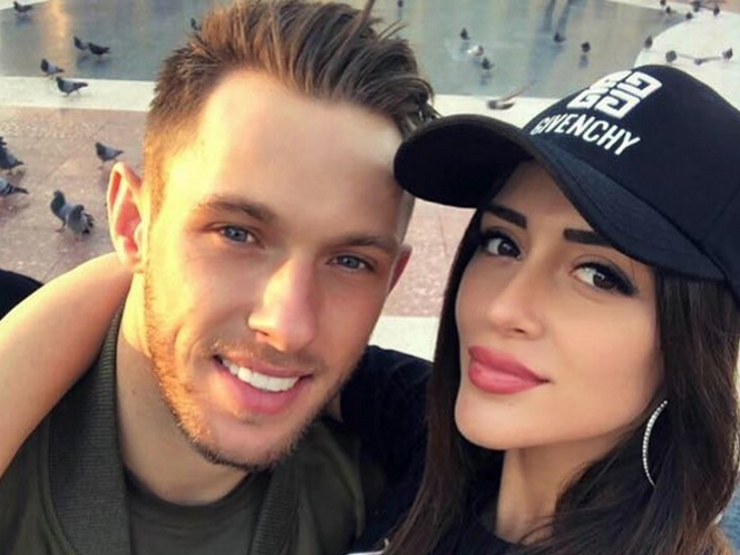 Maciej Rybus z żoną