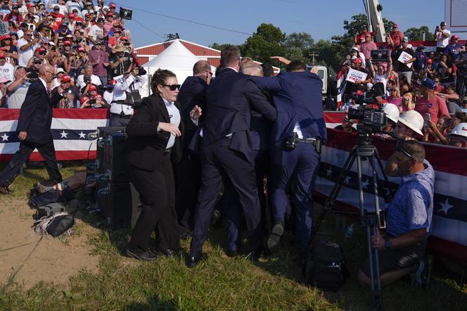 Strzały na wiecu z udziałem Donalda Trumpa