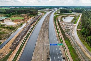 Tak wygląda plac budowy autostrady A2 od węzła Siedlce Zachód do węzła Siedlce Południe 