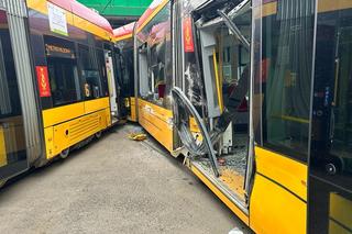 Totalna demolka na Bielanach. Roztrzaskane tramwaje i wielu rannych! Trzy osoby trafiły do szpitala